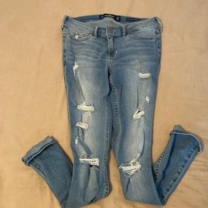 Hollister low rise skinny crop size 1 regular